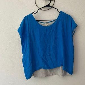 Two toned blouse